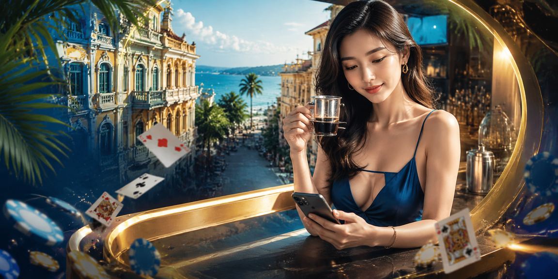 Người chơi tại Hà Nội ngồi cà phê tham khảo điều khoản và điều kiện sử dụng nền tảng trực tuyến