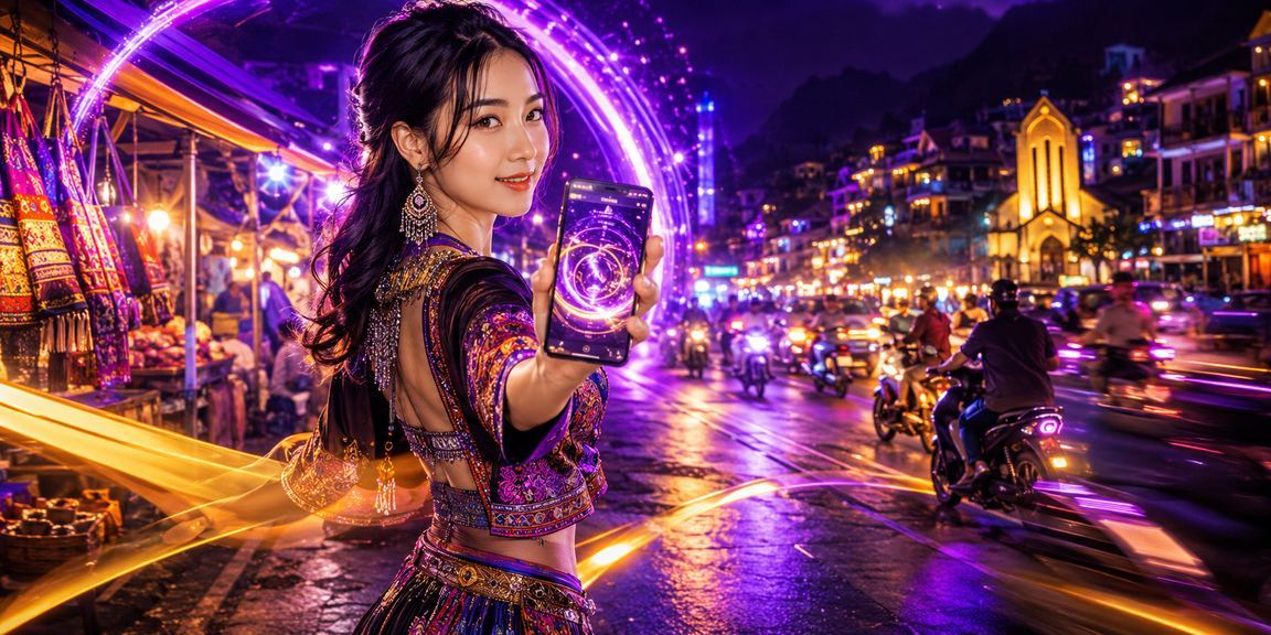 Người chơi tại Sa Pa truy cập d810 trên điện thoại và nhận thưởng nạp tiền